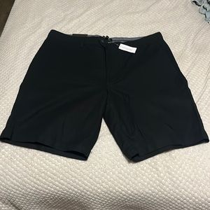 Banana Republic Black Flat Front Men Shorts
